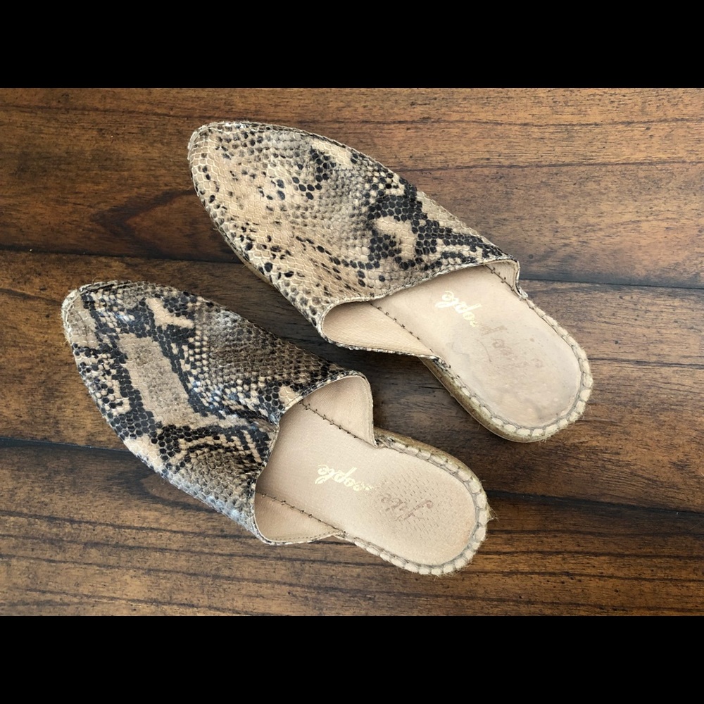 Free People Espadrille Mules